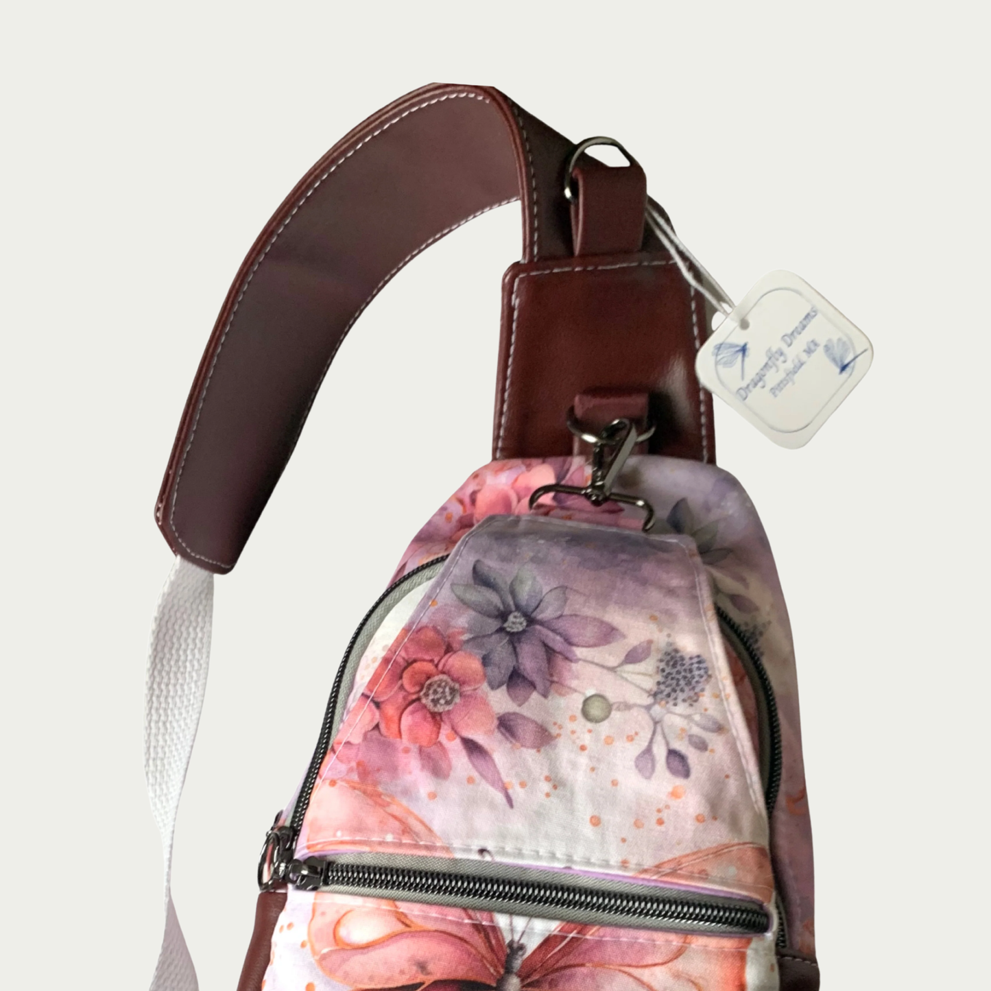 Retro-Style Sling - Pink Butterflies