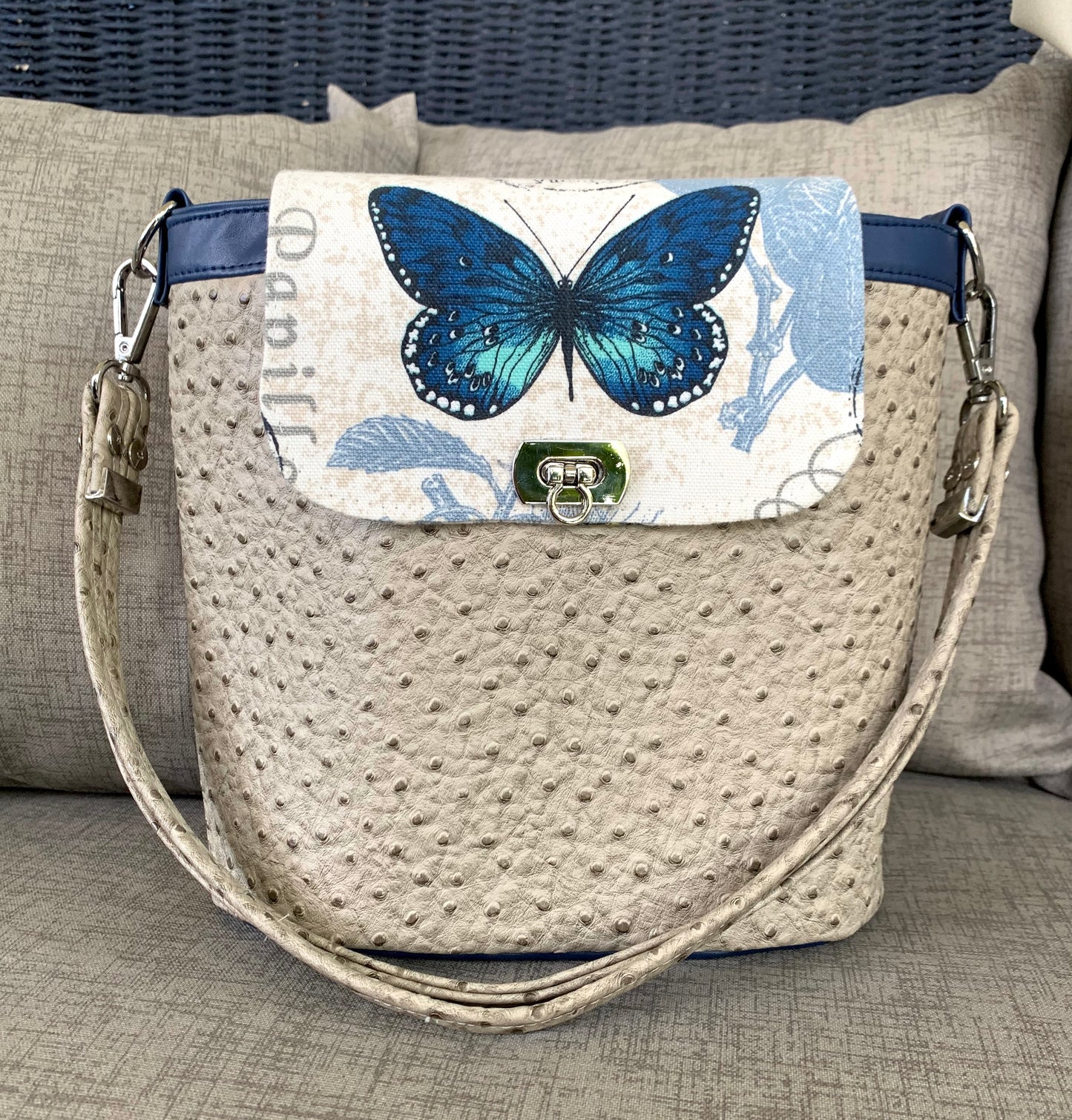 Baby Belle Bucket Bag - Butterflies