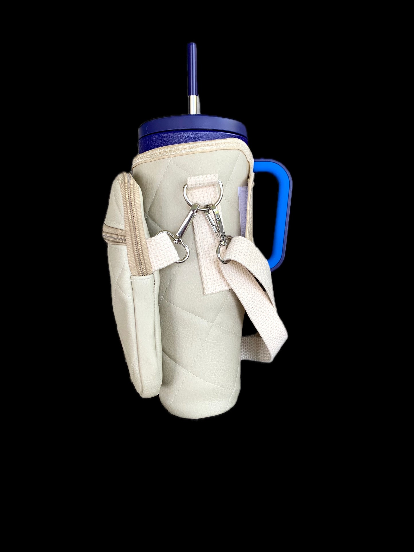 Tumbler / Phone Carrier - Beige