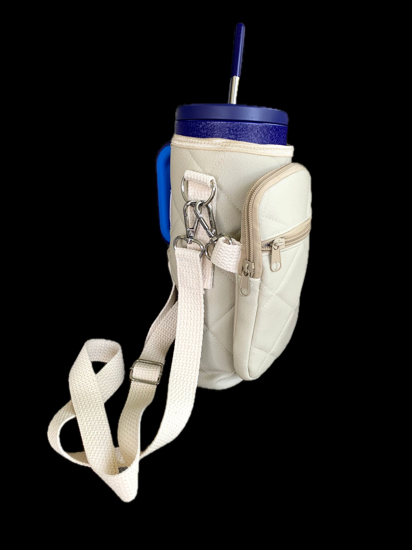 Tumbler / Phone Carrier - Beige