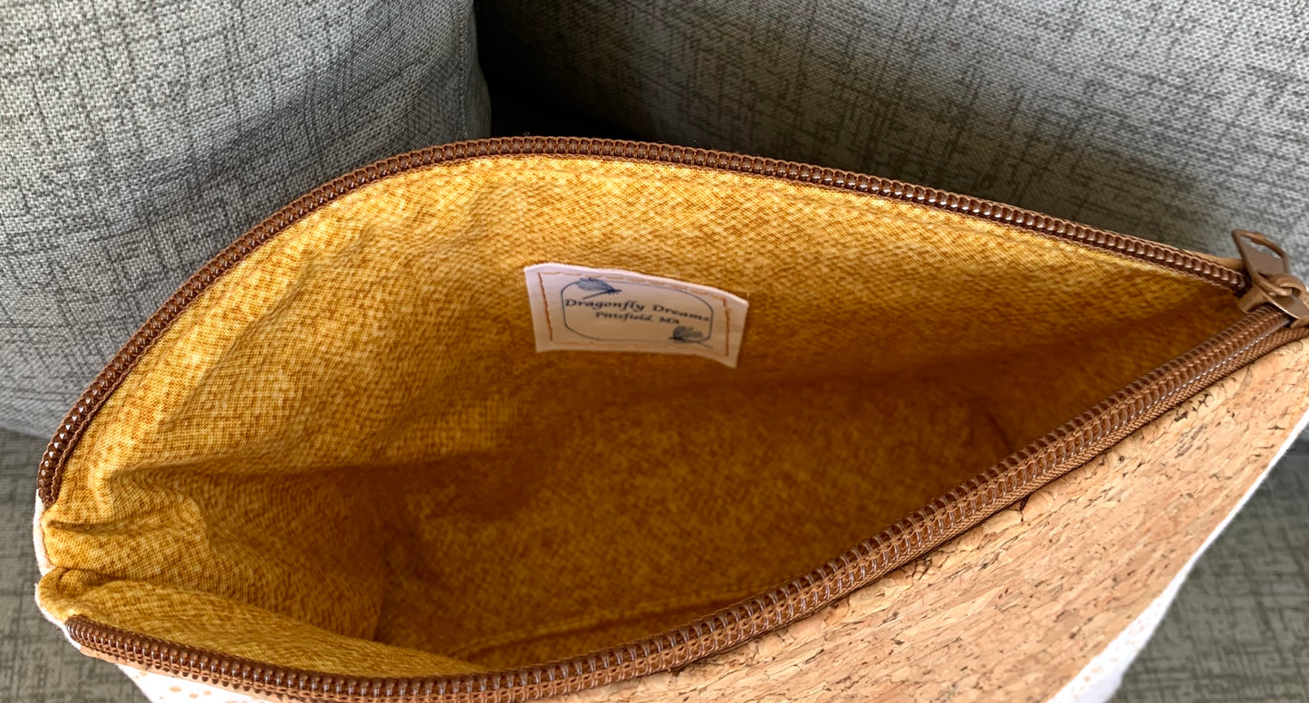 Poppy Pouch - Gold 'n' Cork