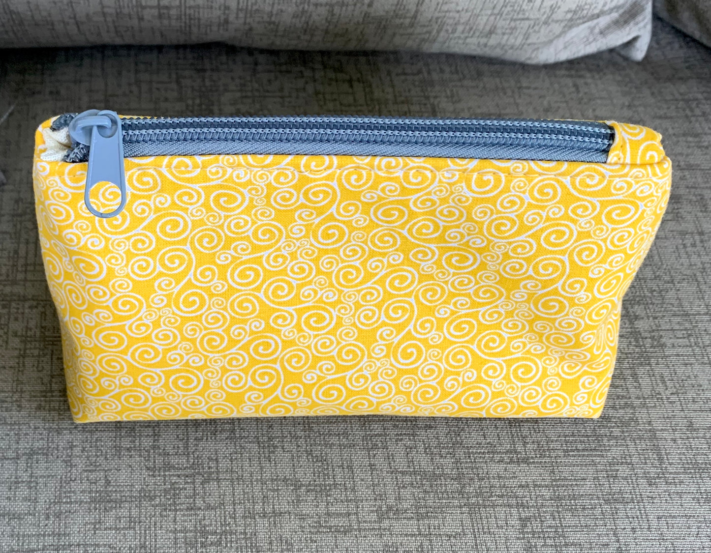 Small Boxed-Bottom Pouch - With Nylon Zipper