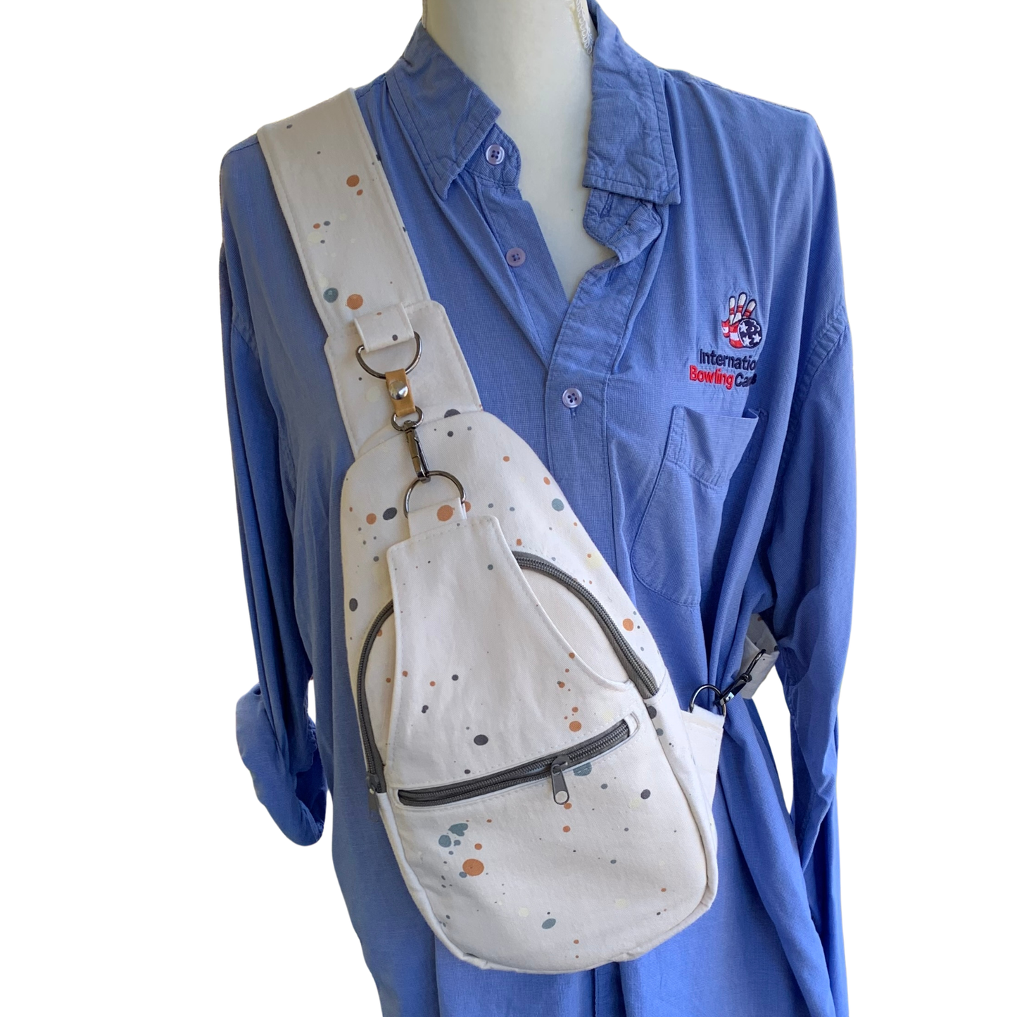 Retro-Style Sling - Paint Drops