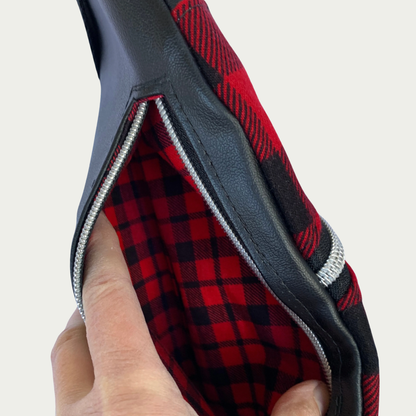 Mini Traveler Sling - Red and Black Plaid