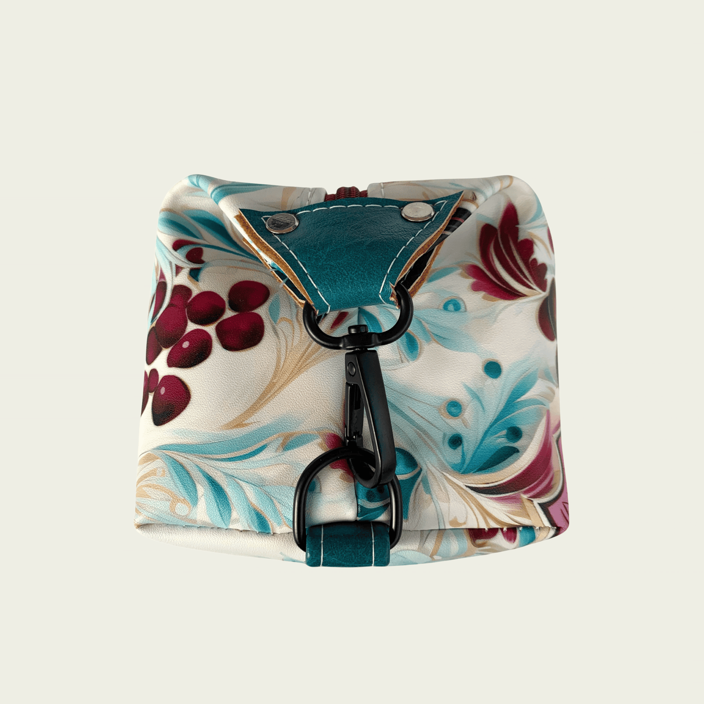 Dopp Kit Bag -Magenta and Teal