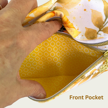 Jenny Crossbody Belt Bag - Sunflowers