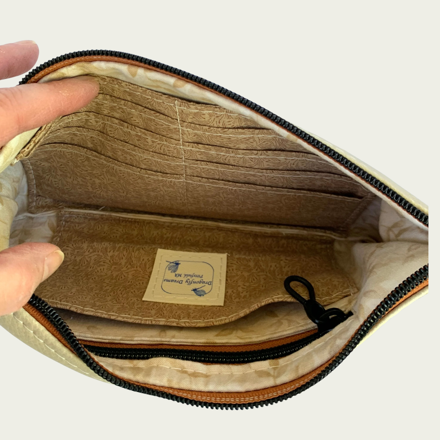Shazzy Wristlet - Beige