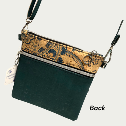 Zippy Crossbody - Jasper and Paisley Cork