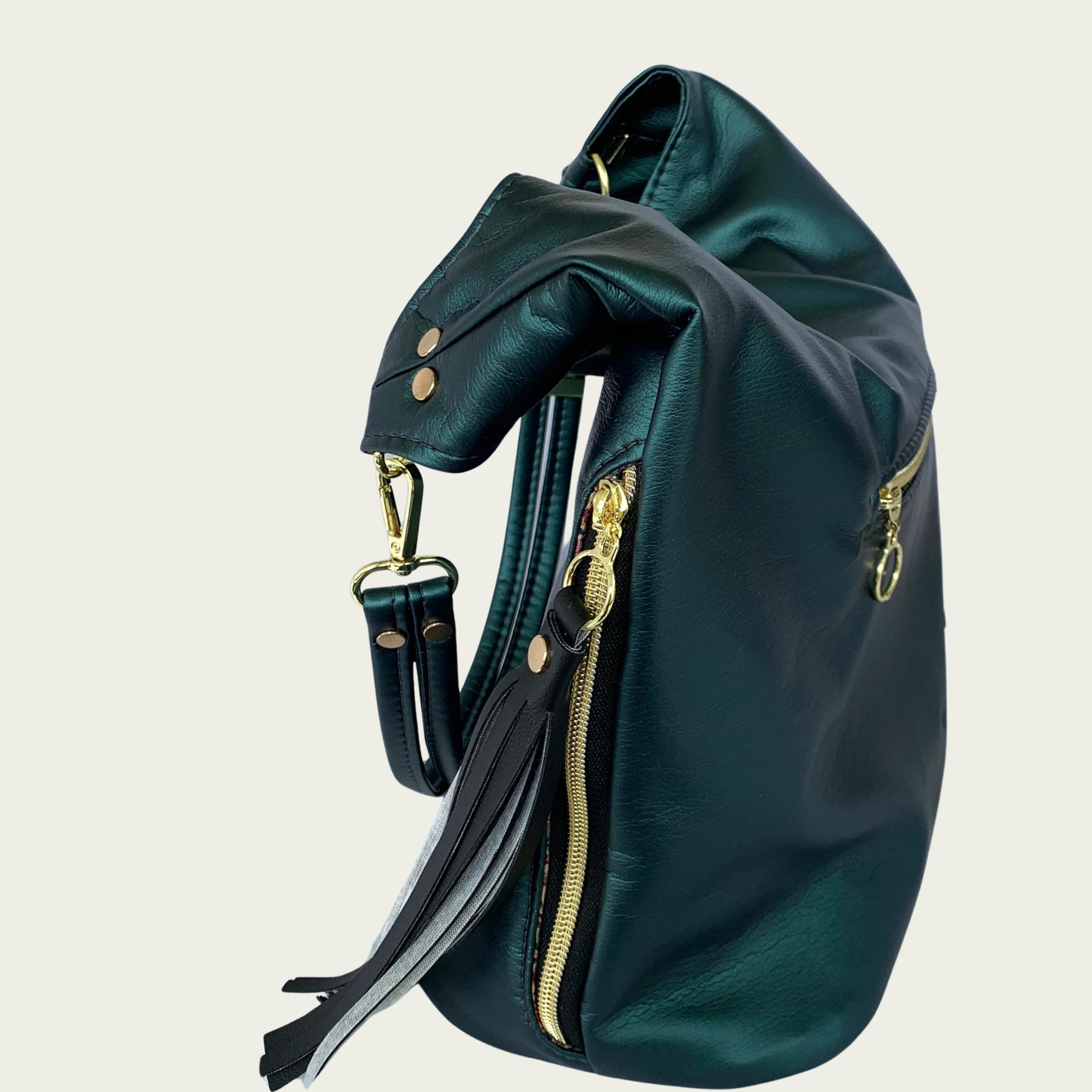 Simplistic Slouch Shoulder Bag - Peacock Teal