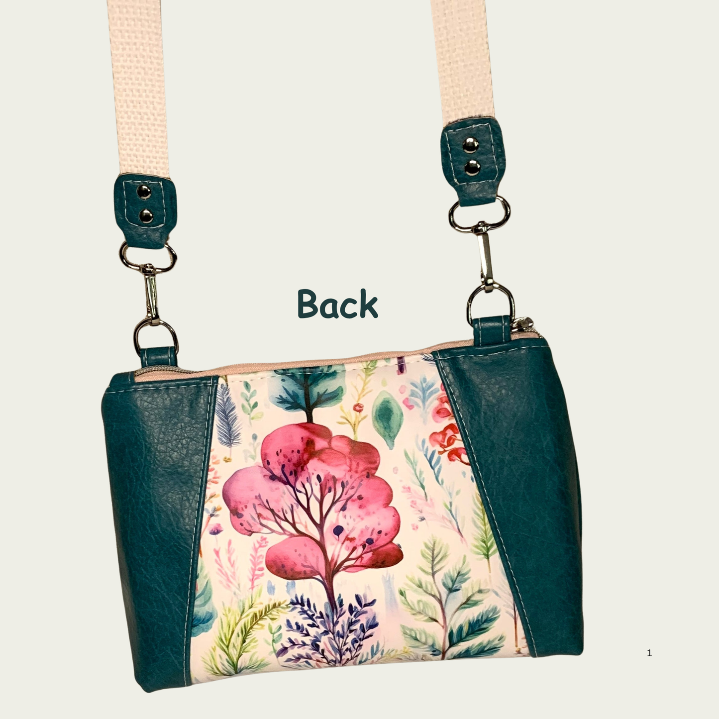 Sunshine Crossbody - Teal Whimsical Forest