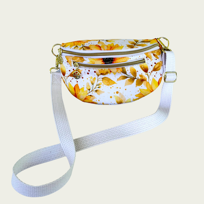 Jenny Crossbody Belt Bag - Sunflowers