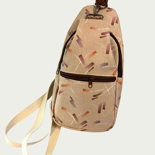 Retro-Style Sling - Brush Strokes