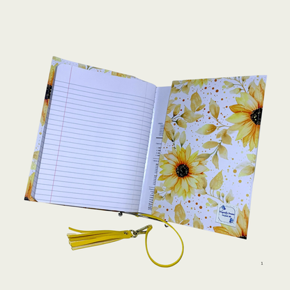 Della Notebook - Sunflowers