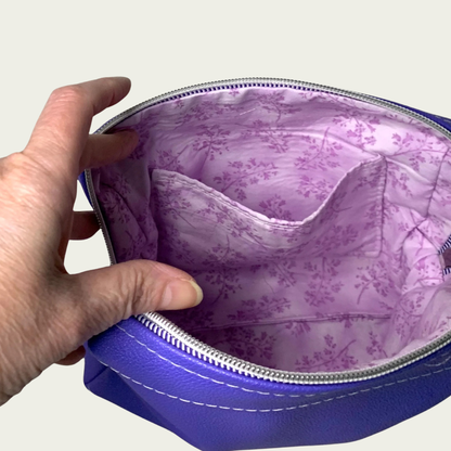 Lisa Boxy Crossbody - Periwinkle Pebbles