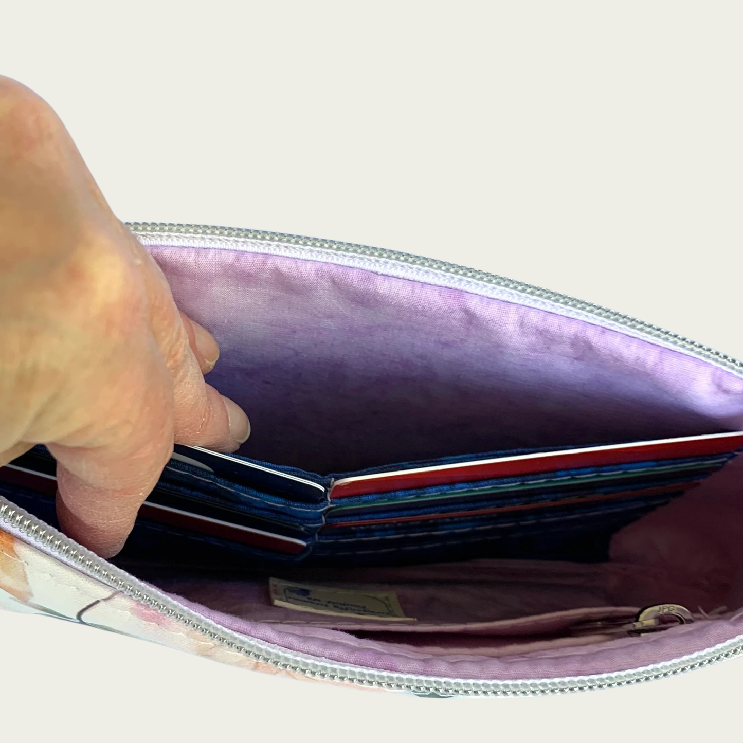 Shazzy Wristlet - Watercolor Leaves