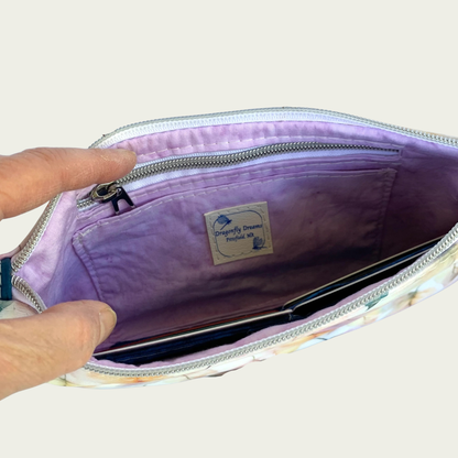 Shazzy Wristlet - Watercolor Leaves