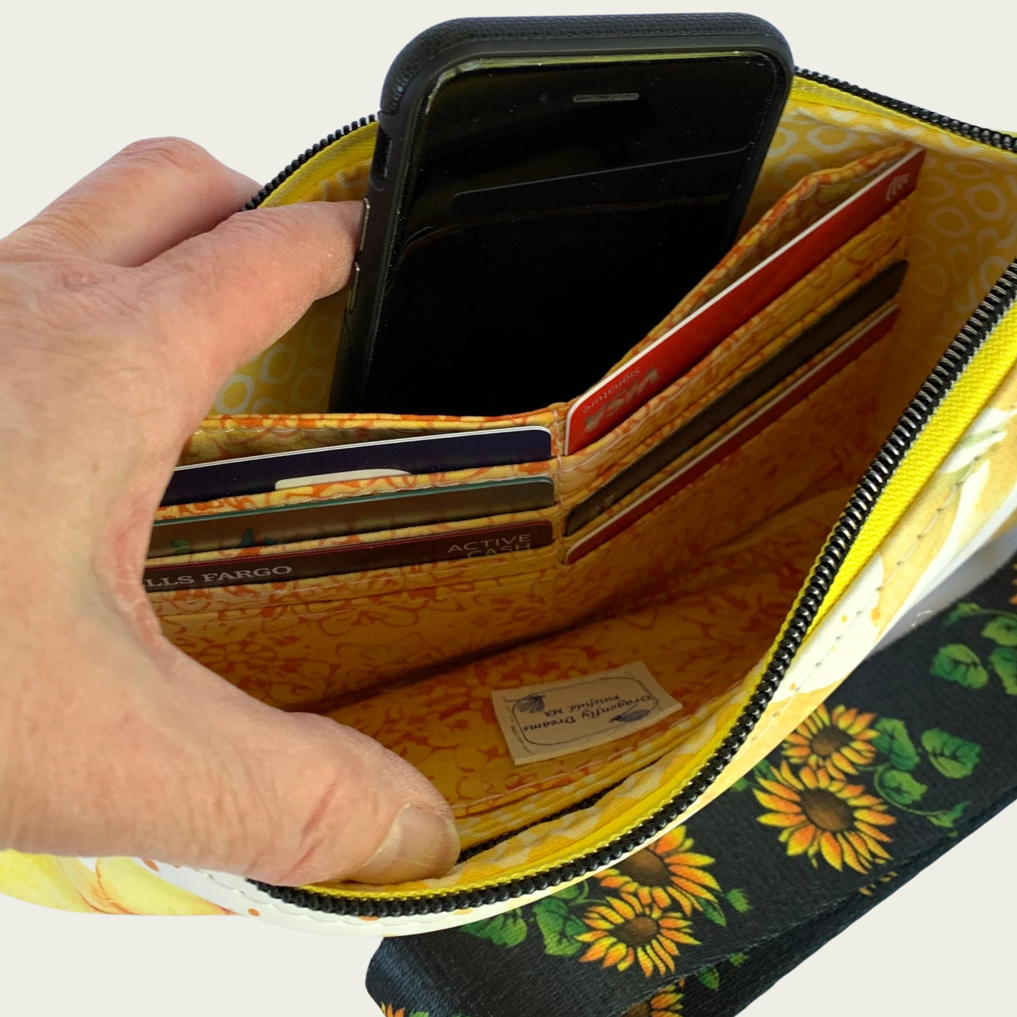 Shazzy Wristlet - Sunflowers