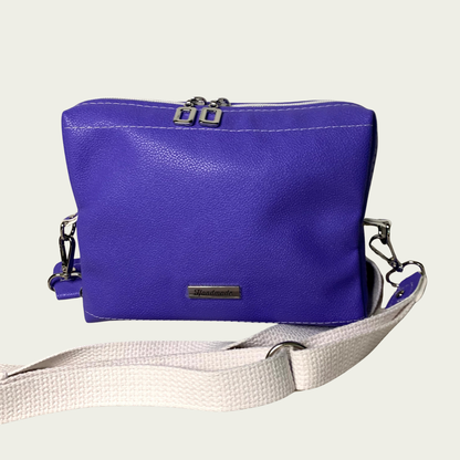 Lisa Boxy Crossbody - Periwinkle Pebbles