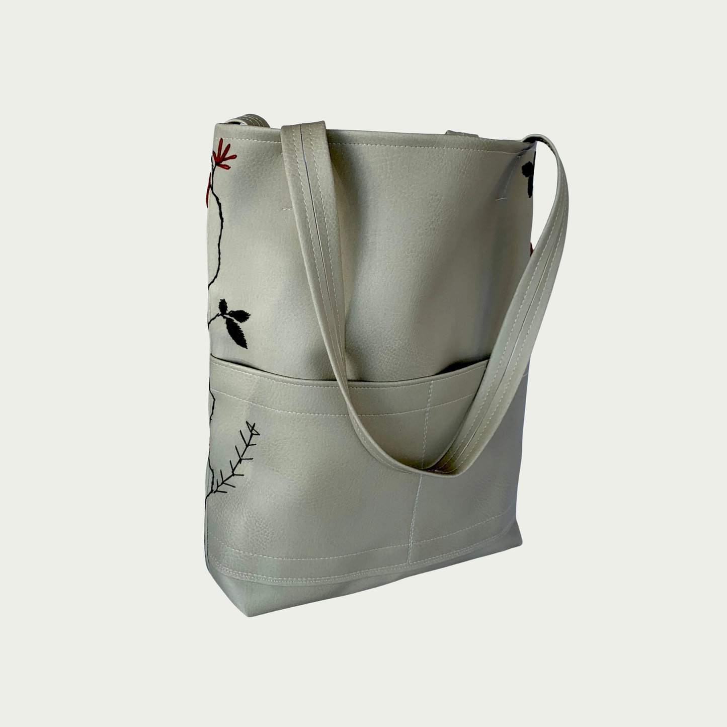 Back to Basics Tote Bag Embroidered