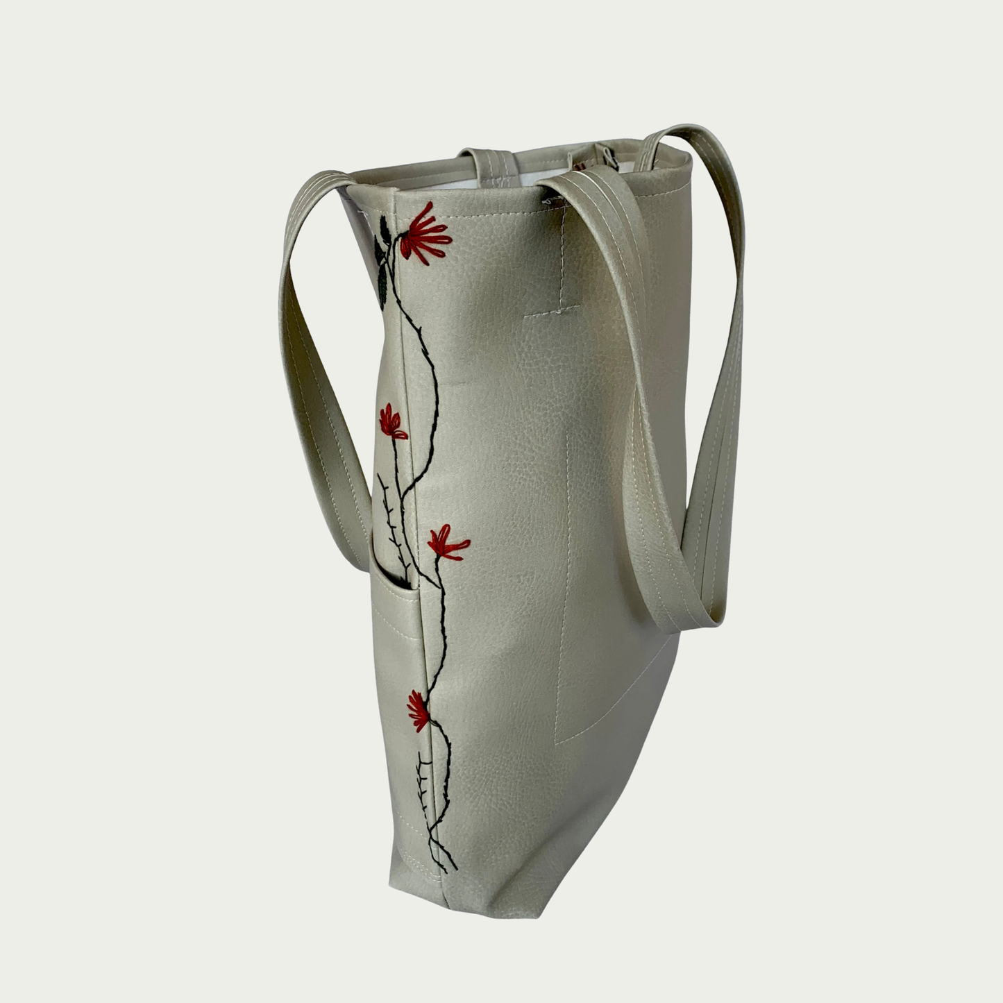 Back to Basics Tote Bag Embroidered