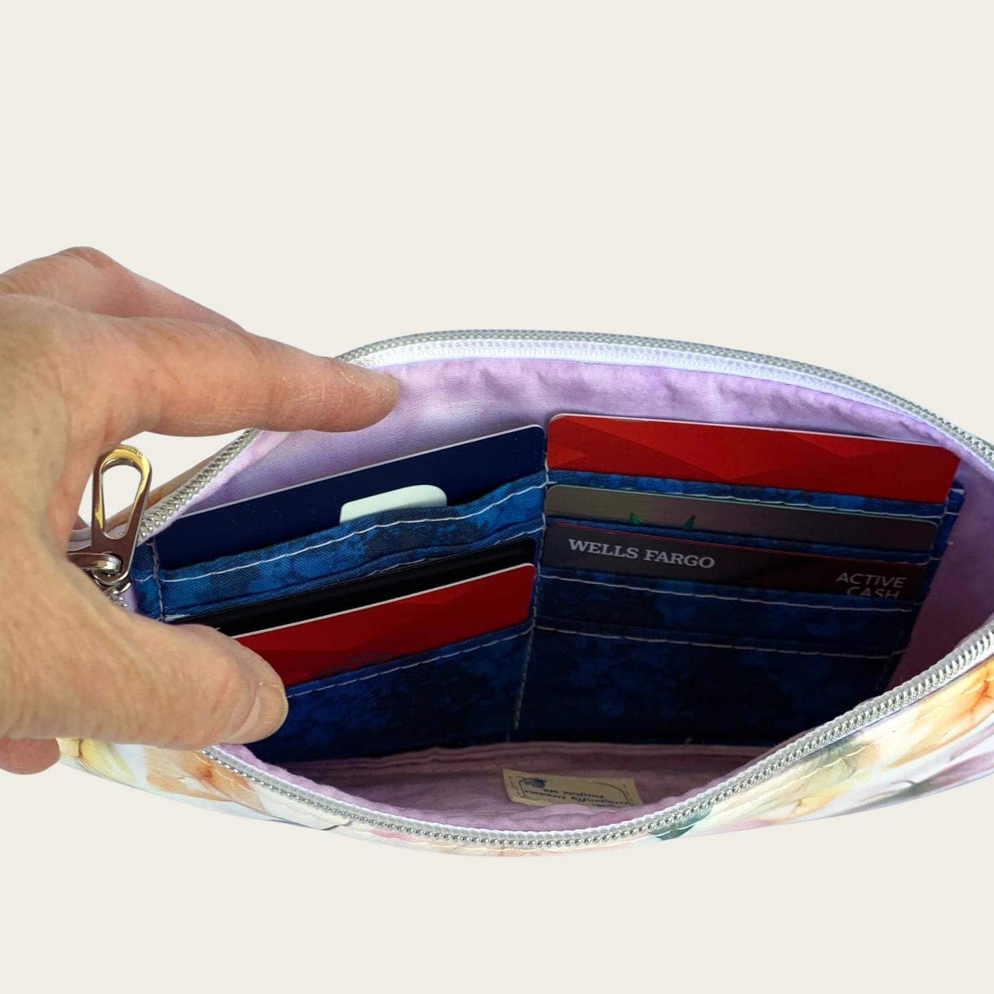 Shazzy Wristlet - Watercolor Leaves