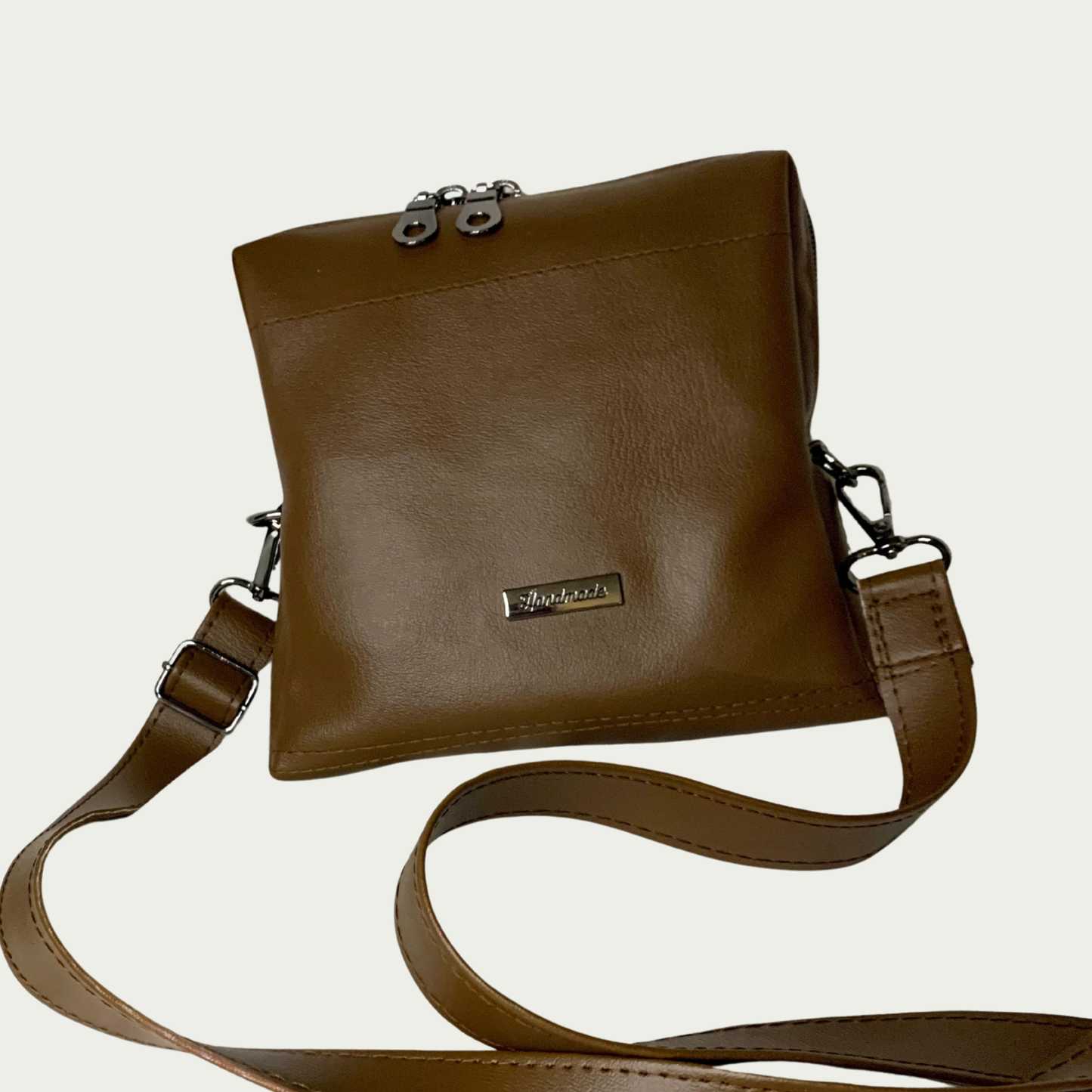 Contrary Lisa Boxy Crossbody - Brown Vinyl