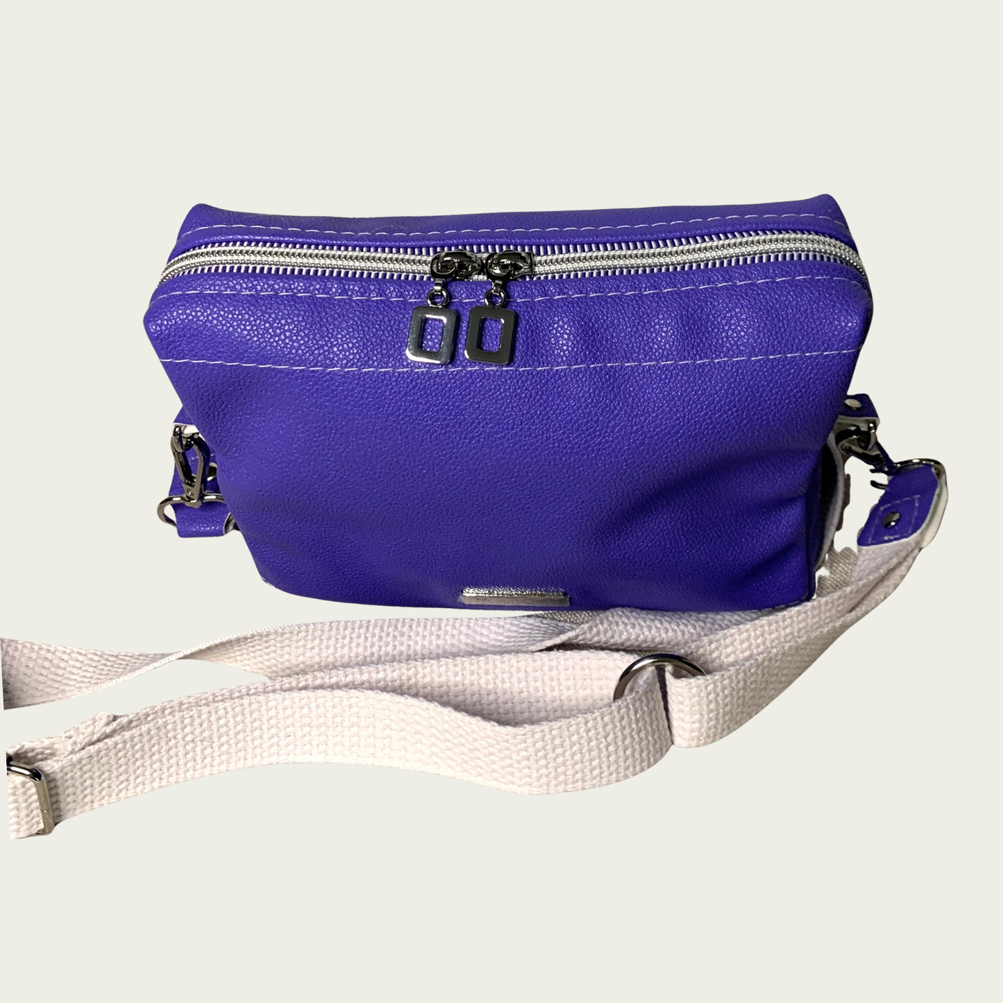 Lisa Boxy Crossbody - Periwinkle Pebbles