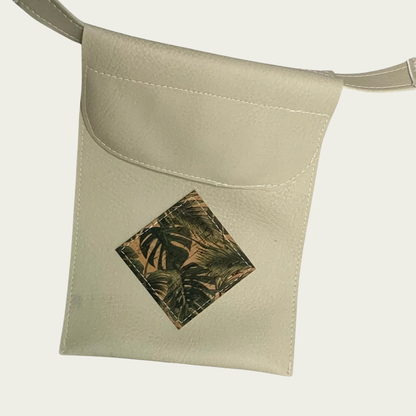Phone Carrier Crossbody Bag - Beige