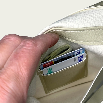 Phone Carrier Crossbody Bag - Beige