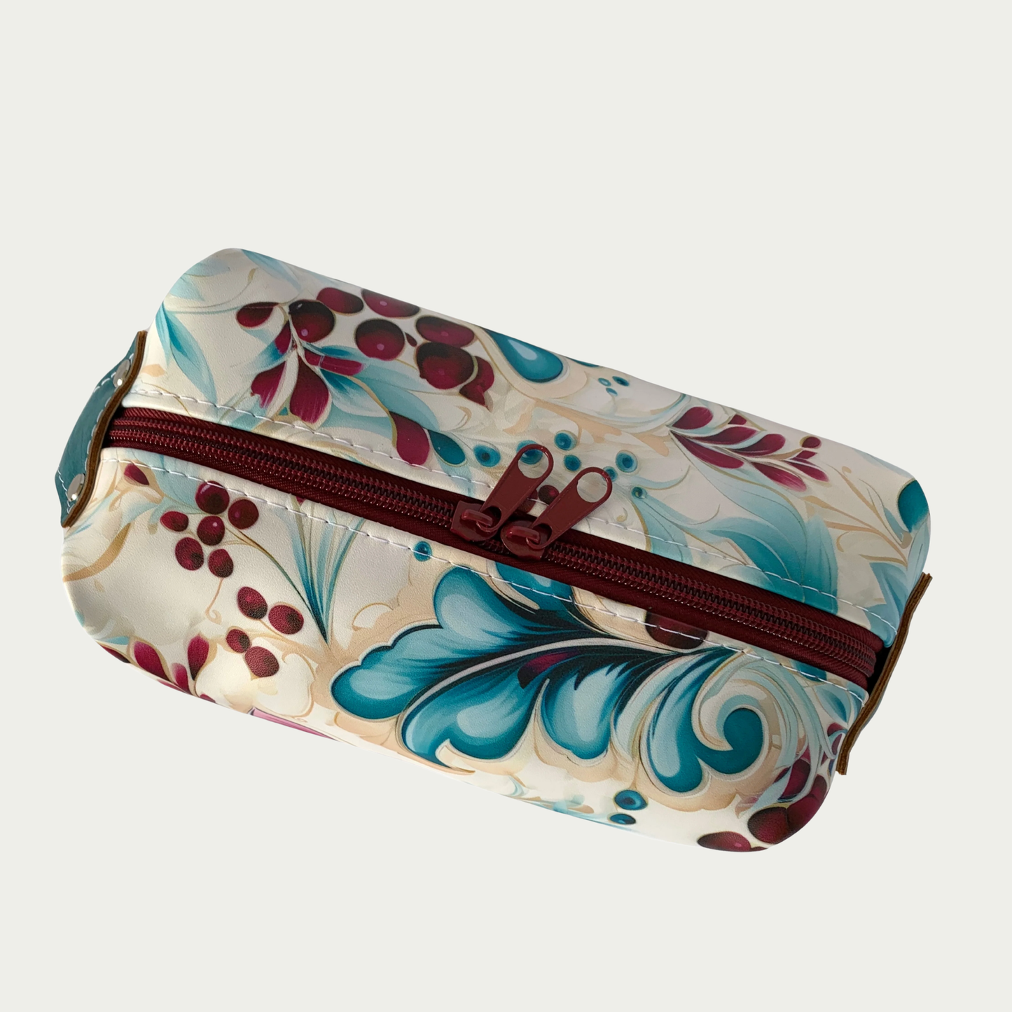 Dopp Kit Bag -Magenta and Teal