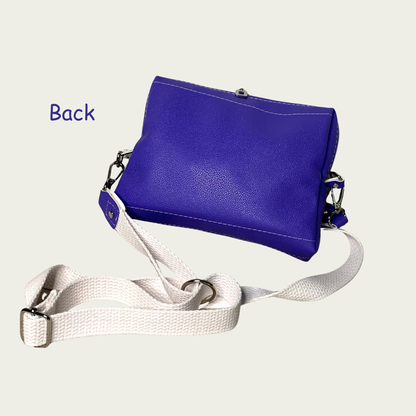 Lisa Boxy Crossbody - Periwinkle Pebbles