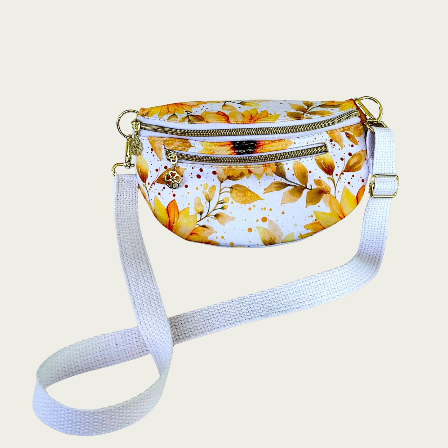 Jenny Crossbody Belt Bag - Sunflowers