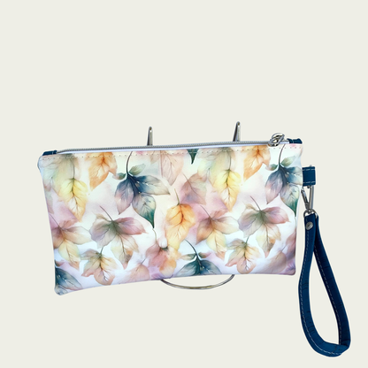 Shazzy Wristlet - Watercolor Leaves
