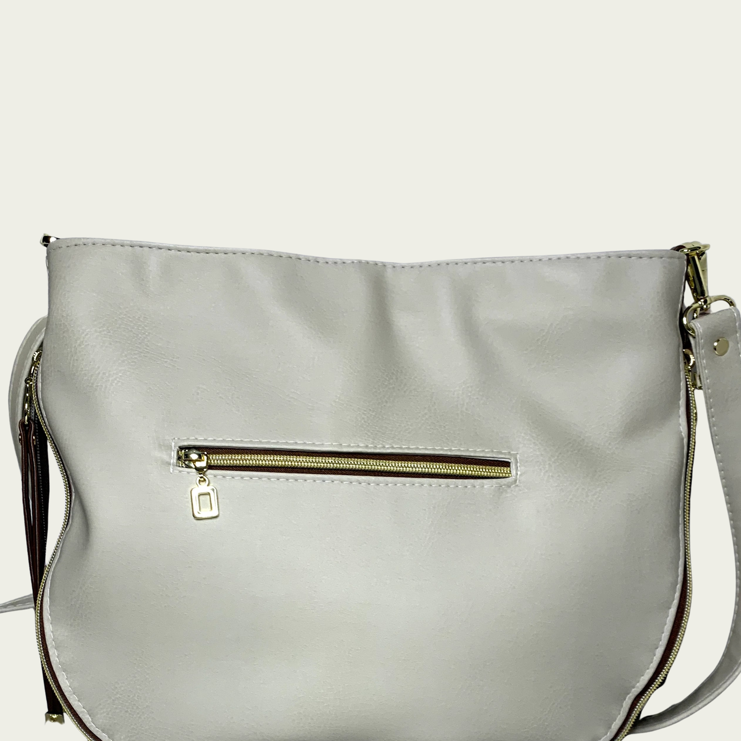 Elise Expandable Slouch - Beige Floral