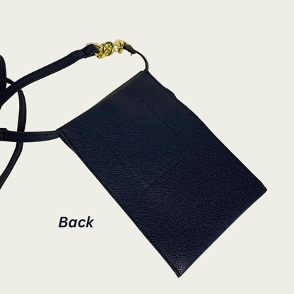 Phone Carrier Crossbody Bag - Navy