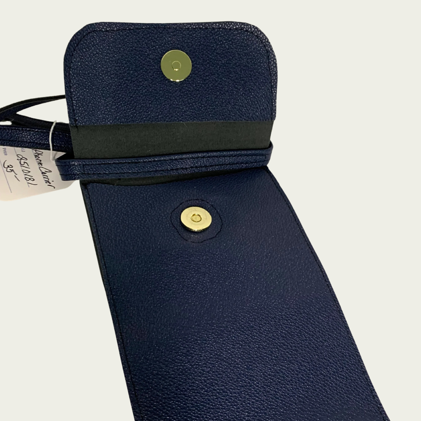 Phone Carrier Crossbody Bag - Navy