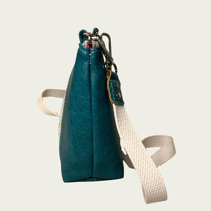 Sunshine Crossbody - Teal Whimsical Forest