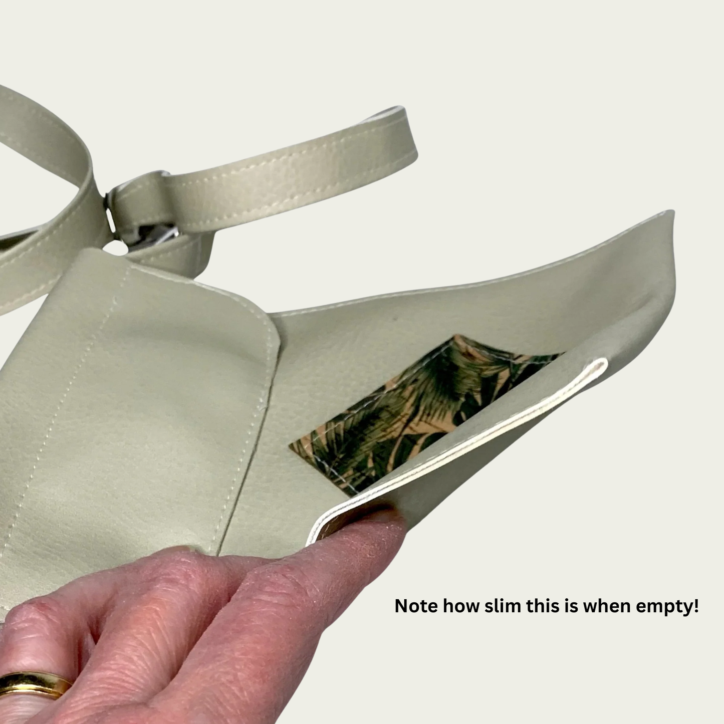 Phone Carrier Crossbody Bag - Beige