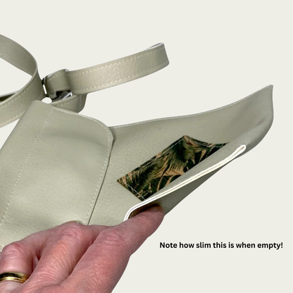 Phone Carrier Crossbody Bag - Beige