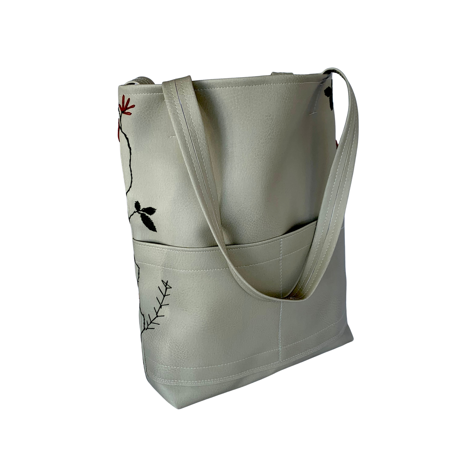 Back to Basics Tote Bag Embroidered