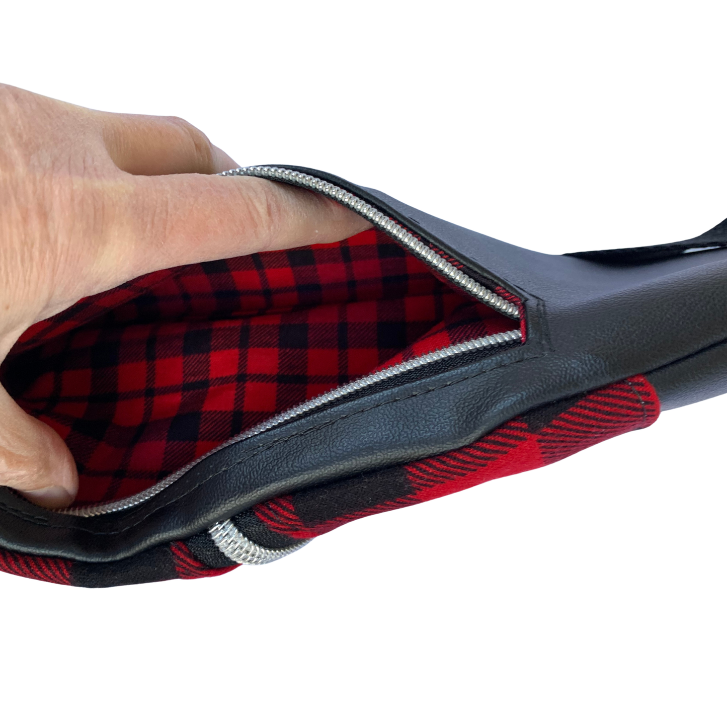 Mini Traveler Sling - Red and Black Plaid