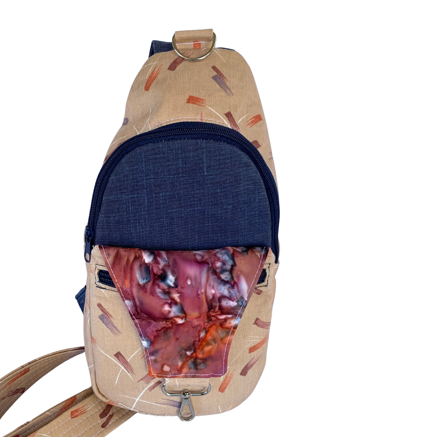 Retro-Style Sling - Brush Strokes