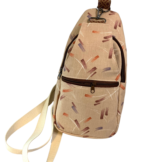 Retro-Style Sling - Brush Strokes