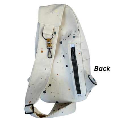 Retro-Style Sling - Paint Drops