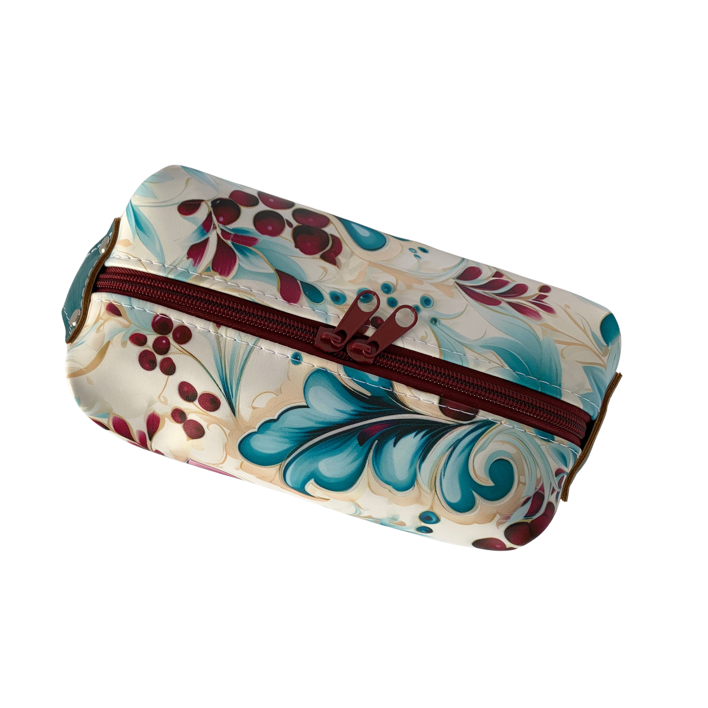 Dopp Kit Bag -Magenta and Teal