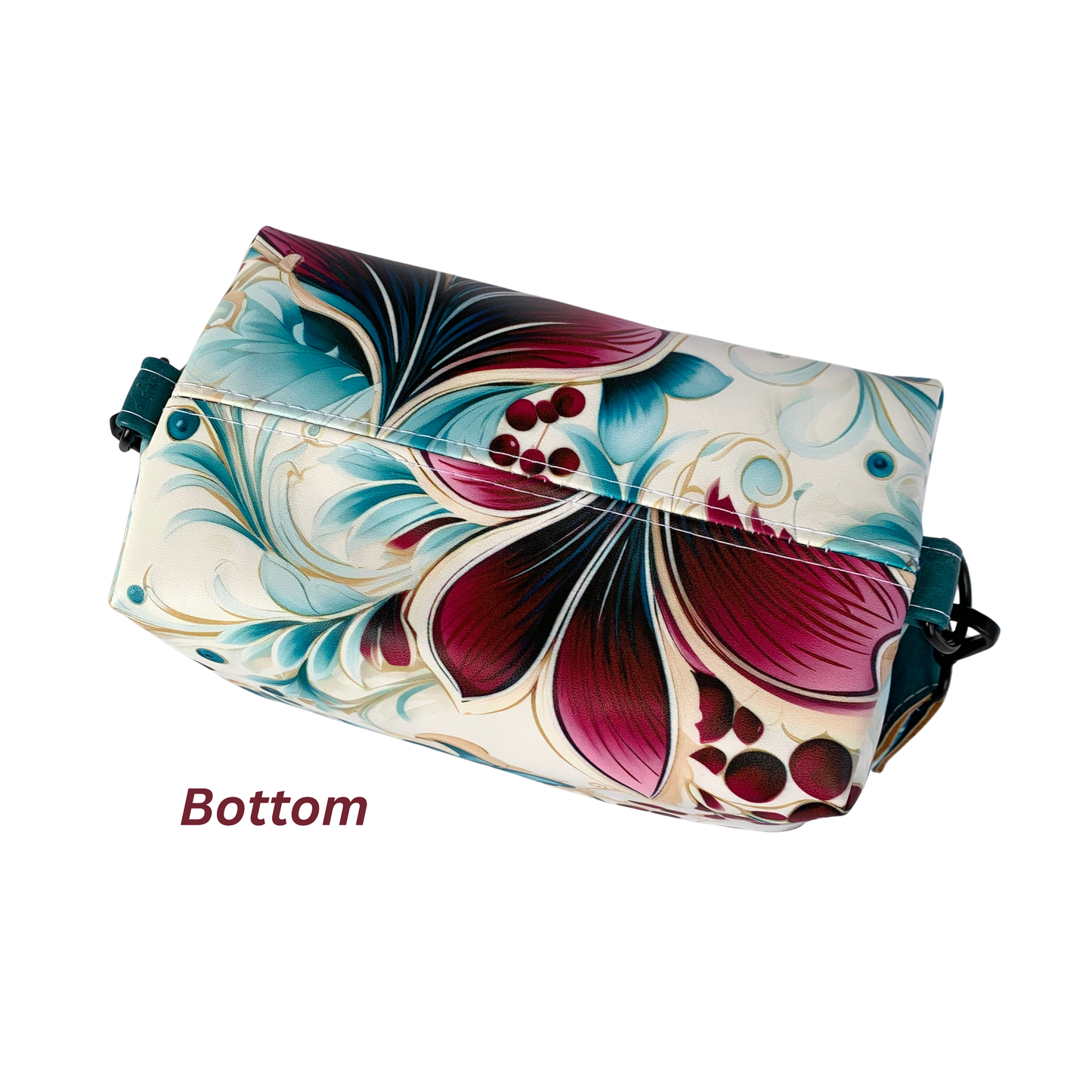 Dopp Kit Bag -Magenta and Teal